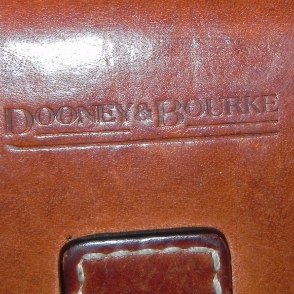 Dooney & Bourke Alto Collection Checkbook Holder Vacchetta Leather Wallet - Picture 9 of 11